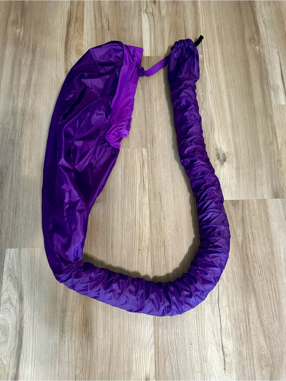 Purple Bonnet for blow drying. XL. No storage bag